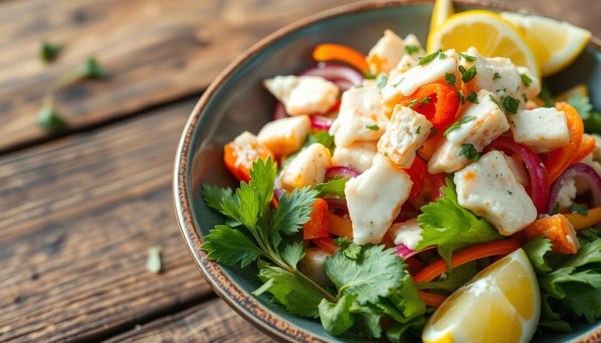 Skaniausios krabų lazdelių salotos – lengvas receptas