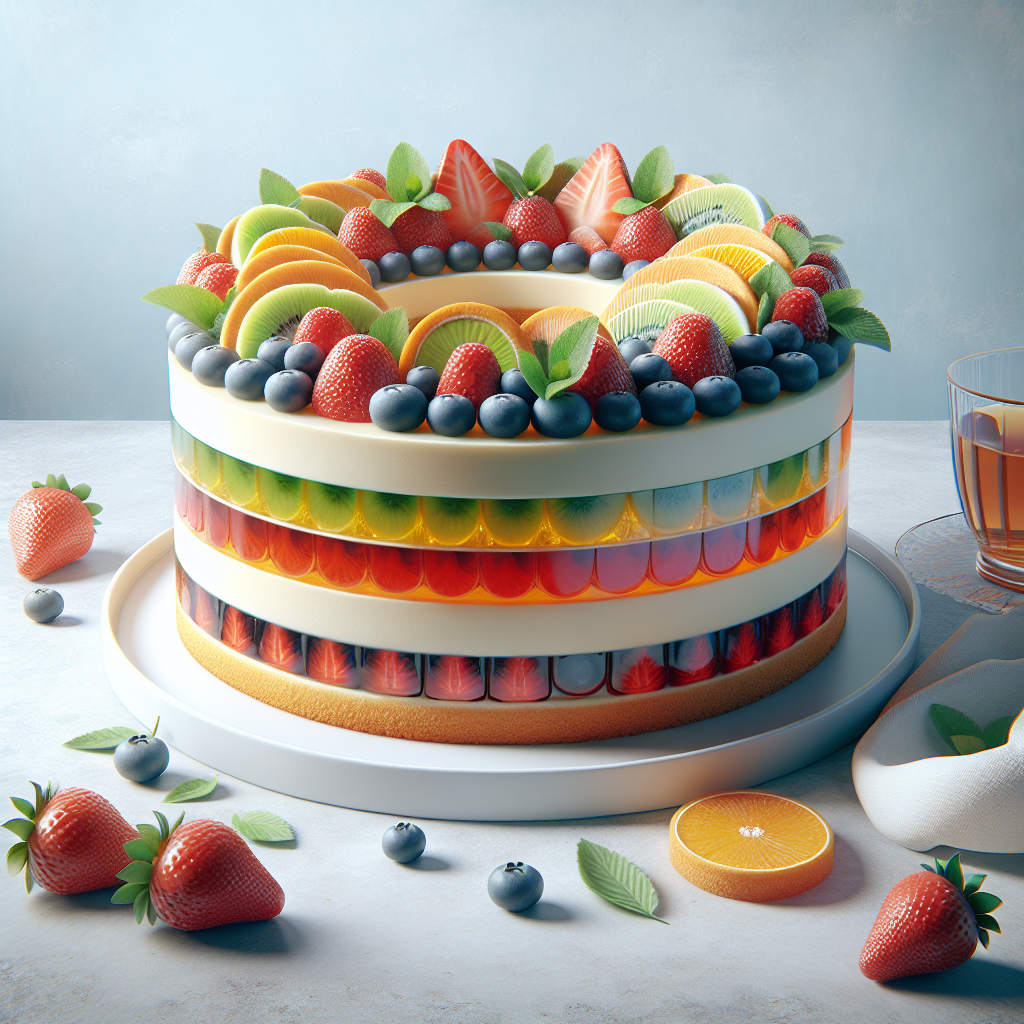 Žele tortas su maskarpone ir kondensuotu pienu receptas