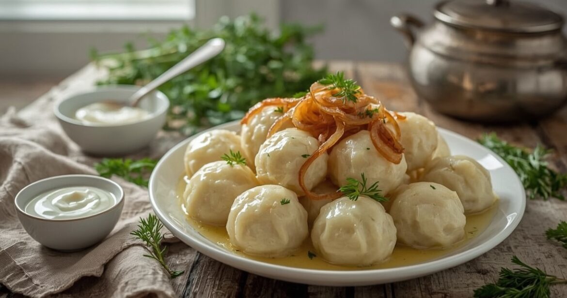 Virtų bulvių kukulių su varške receptas vegetariškai vakarienei