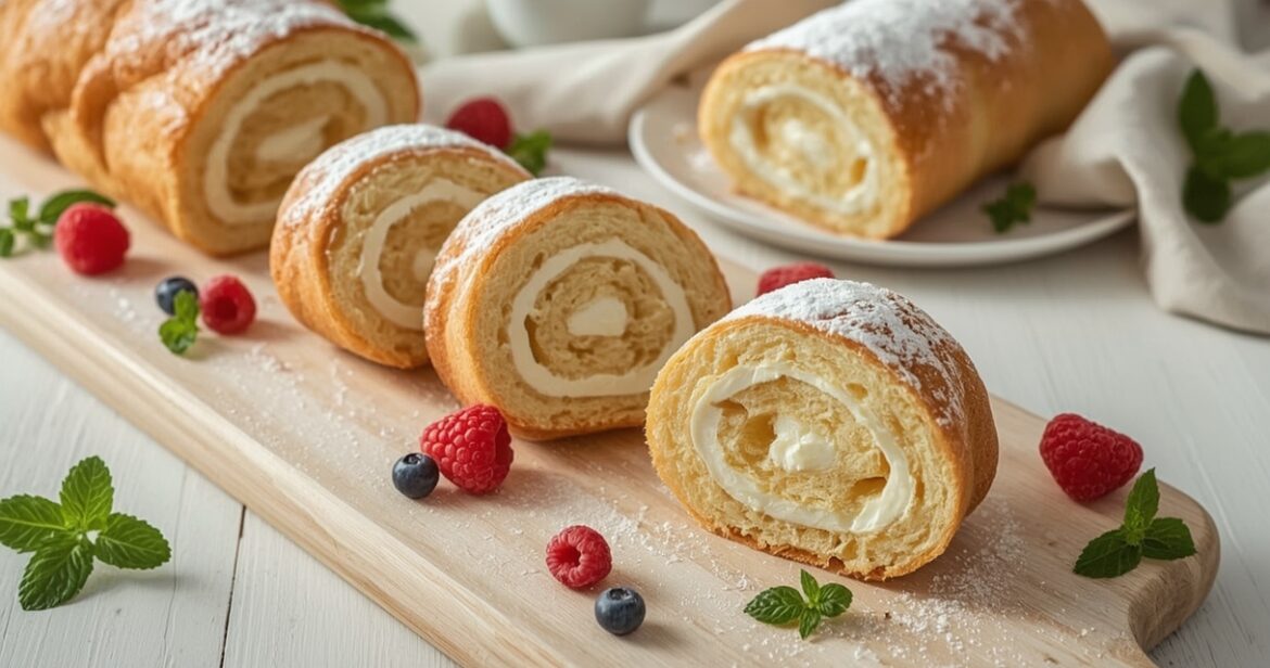 Klasikinis varškės vyniotinio receptas puriam ir švelniam desertui