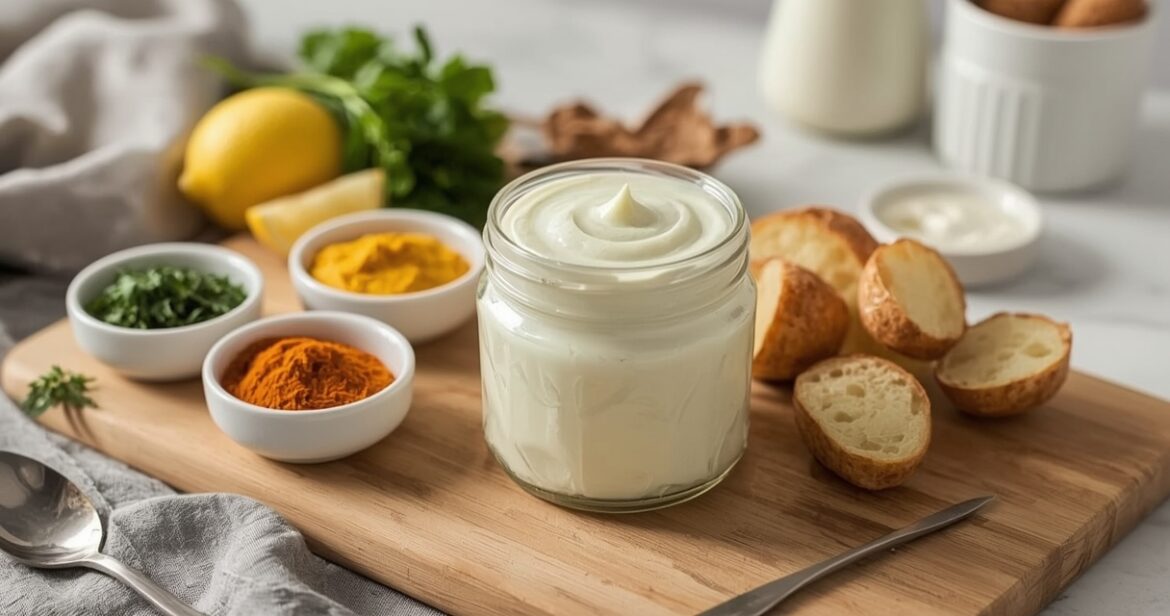 Veganiško majonezo receptas su sojų pienu ir aliejumi