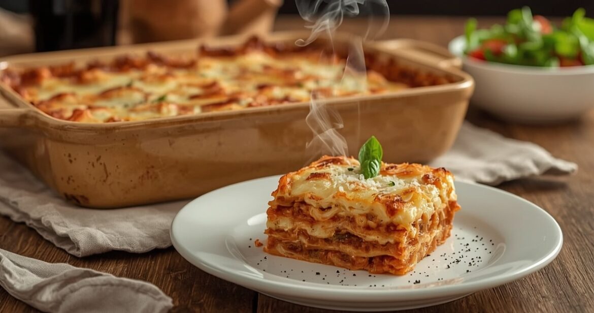 Klasikinės itališkos lazanijos receptas su maltos mėsos padažu