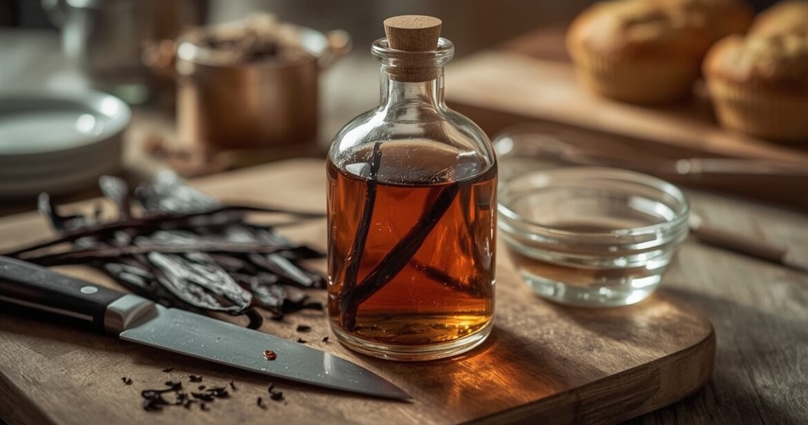 Naminio vanilės ekstrakto receptas aromatingiems kepiniams