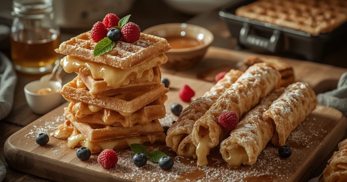 Vaflių receptas su kondensuotu pienu nostalgiškam desertui