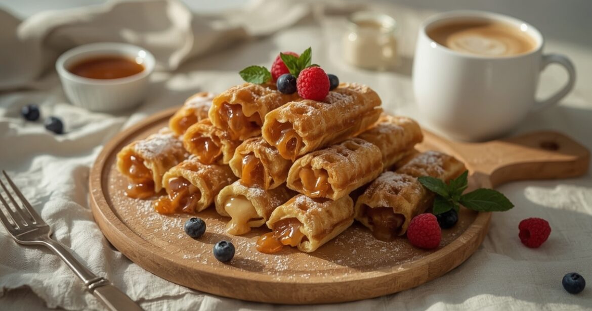 Vaflių su rududu receptas traškiam desertui namuose