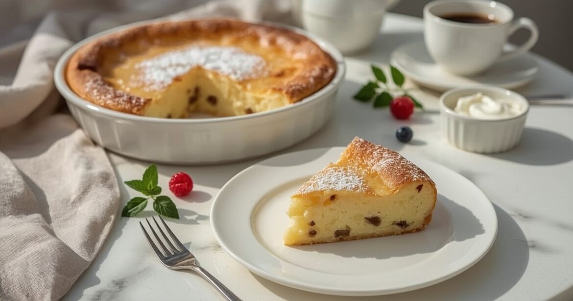 Varškės pudingo receptas puriam ir švelniam desertui