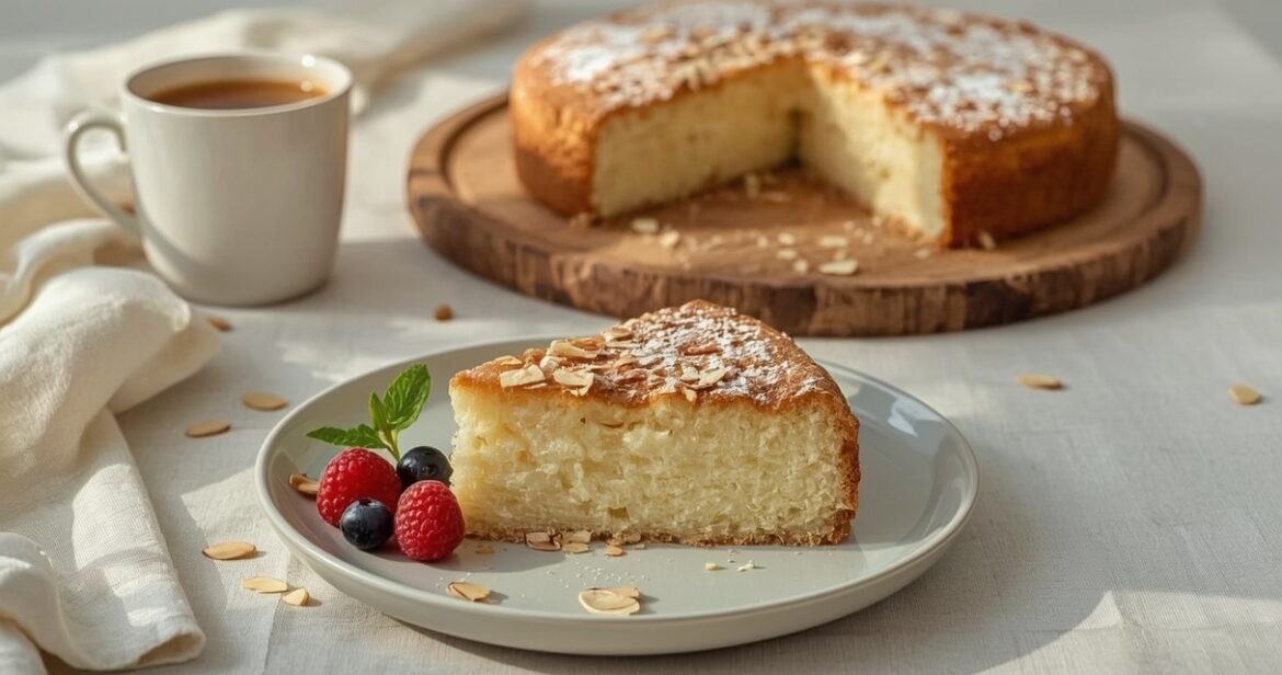 Varškės pyrago su migdolų miltais receptas švelniam desertui