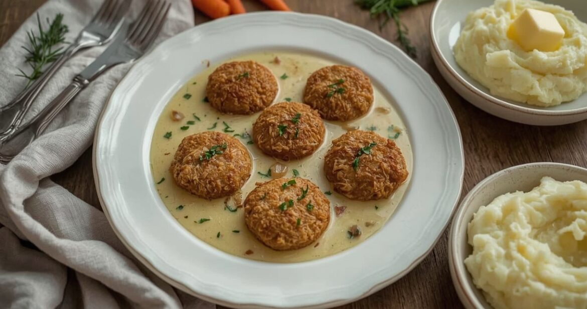 Troškintų kotletų receptas su jautiena ir sultingu padažu