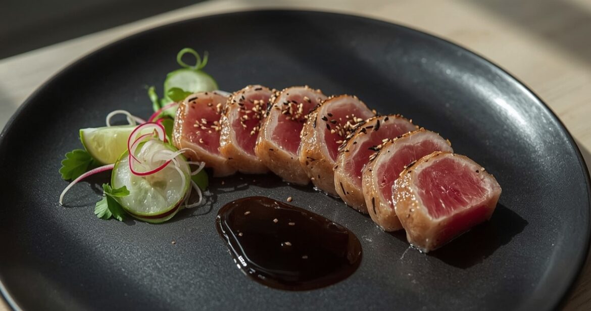 Tuno tataki receptas elegantiškam japoniškam užkandžiui