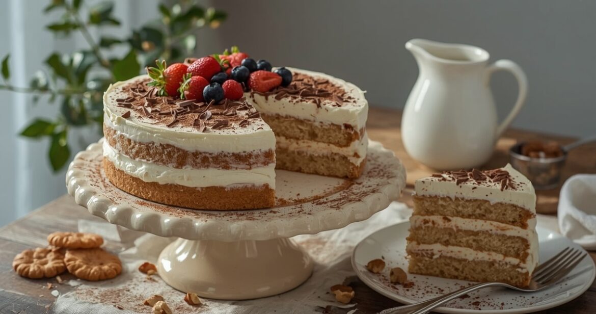 Nekepto sausainių torto receptas su klasikiniu grietinėlės kremu