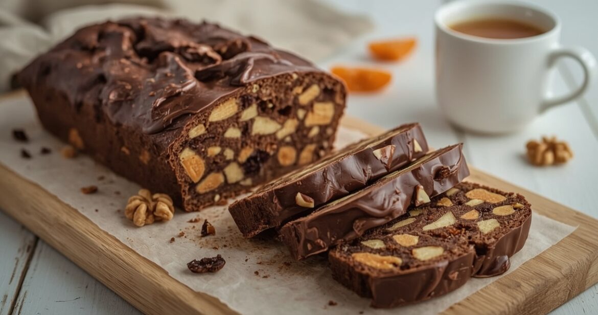 Tinginys be kondensuoto pieno su sausainiais ir kakava receptas