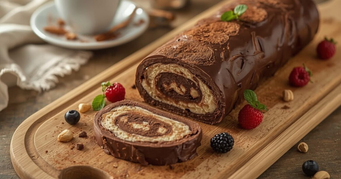 Tinginys su kondensuotu pienu ir šokoladu receptas