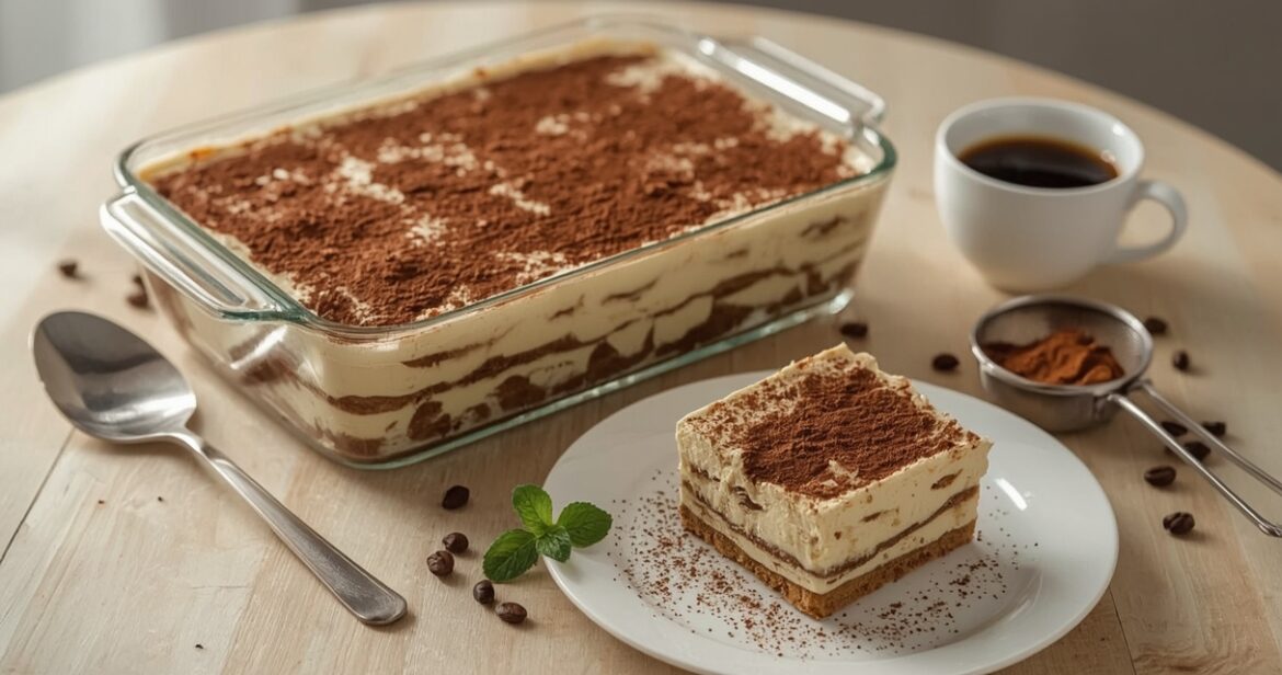 Tiramisu Beatos receptas su maskarponės sūriu ir kava