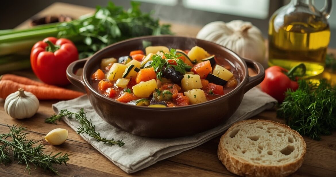 Daržovių troškinio receptas paprastiems ir sotiems pietums