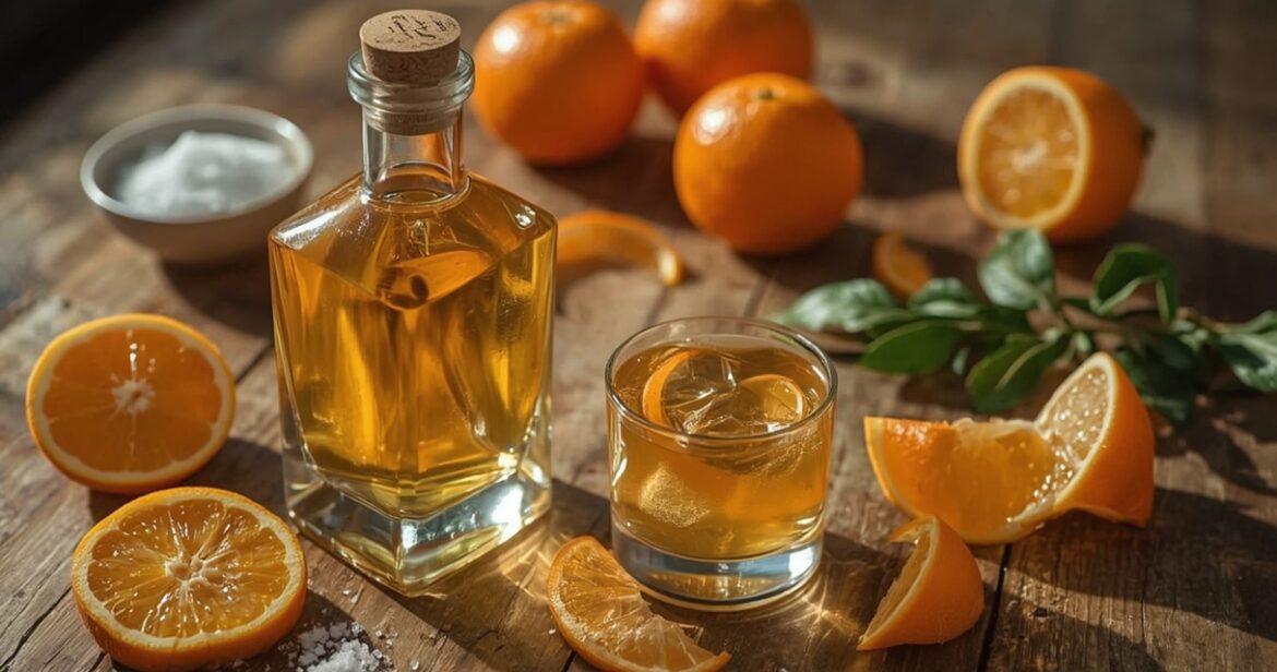 Naminis triple sec apelsinų likerio receptas su degtine