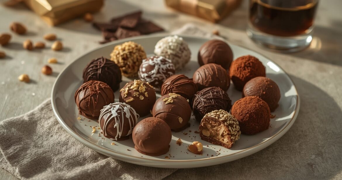 Šokoladinių triufelių receptas elegantiškiems namų saldainiams
