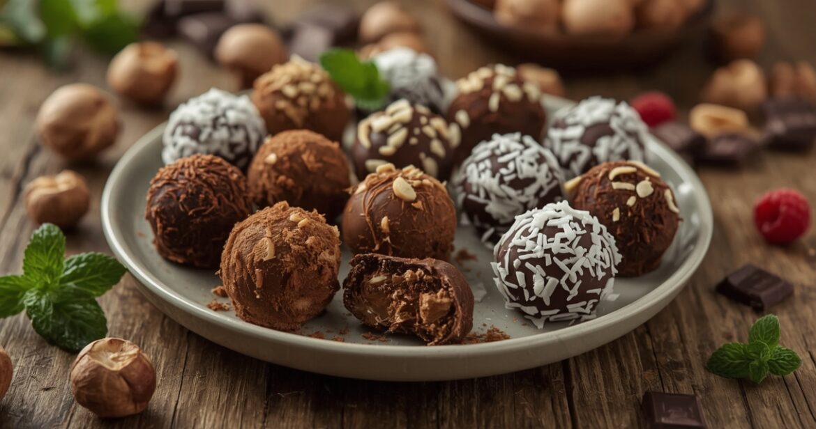 Šokoladinių triufelių receptas namuose su įvairiais pagardais