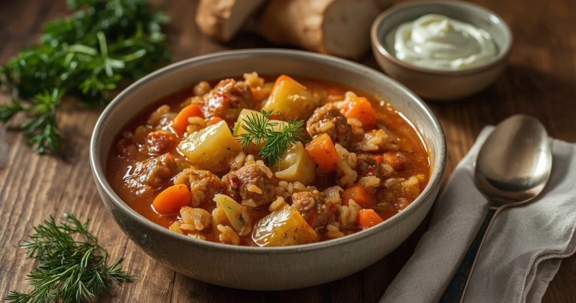 Tinginių balandėlių receptas su malta mėsa ir kopūstais