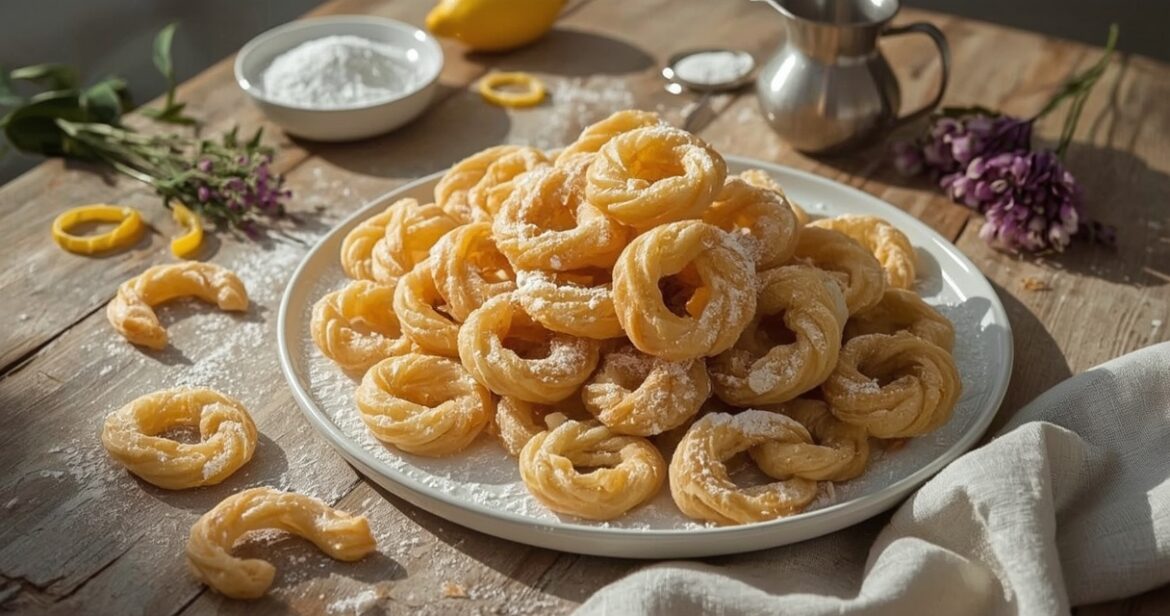 Trapūs žagarėlių receptas su sviestu ir cukraus pudra