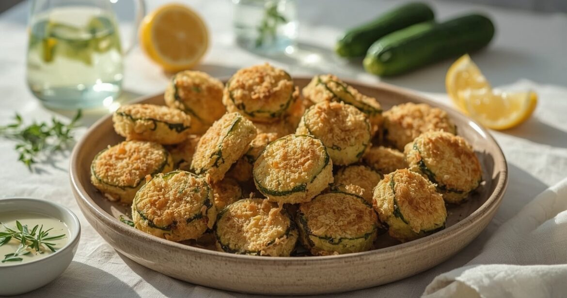 Traškios cukinijos receptas orkaitėje be papildomo aliejaus