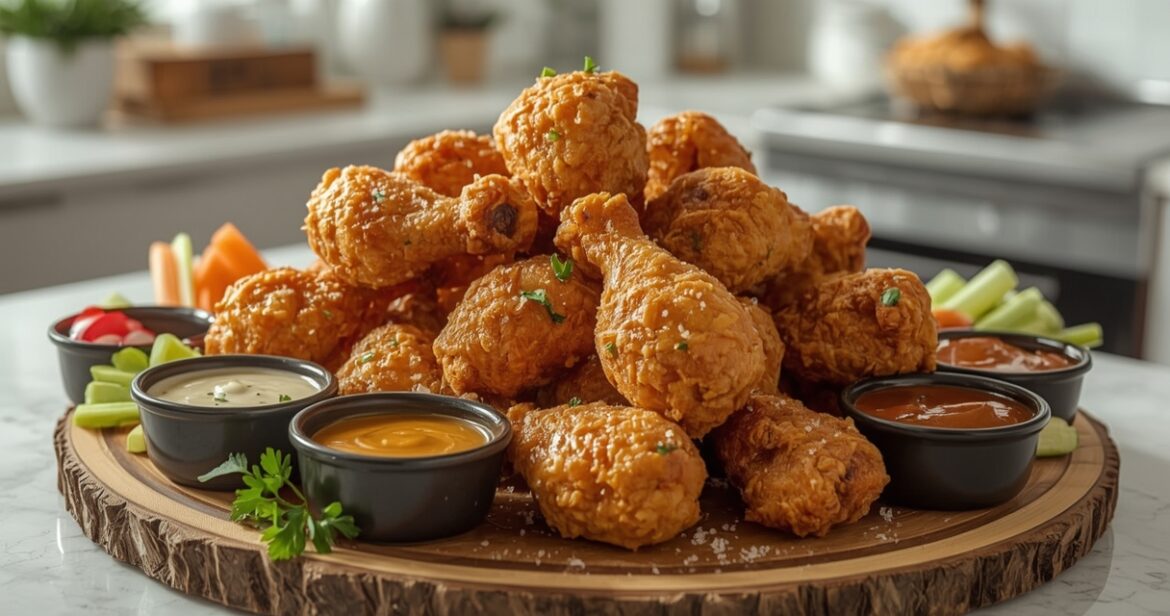 Traškios vištienos receptas su kvapniąja auksine plutele