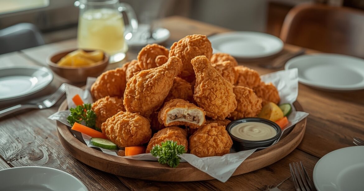 Traškios vištienos receptas su pasukomis namuose