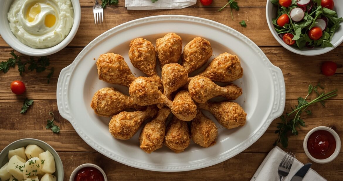 Traškių vištienos blauzdelių receptas orkaitėje