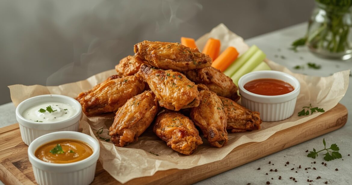 Traškių vištienos sparnelių receptas orkaitėje