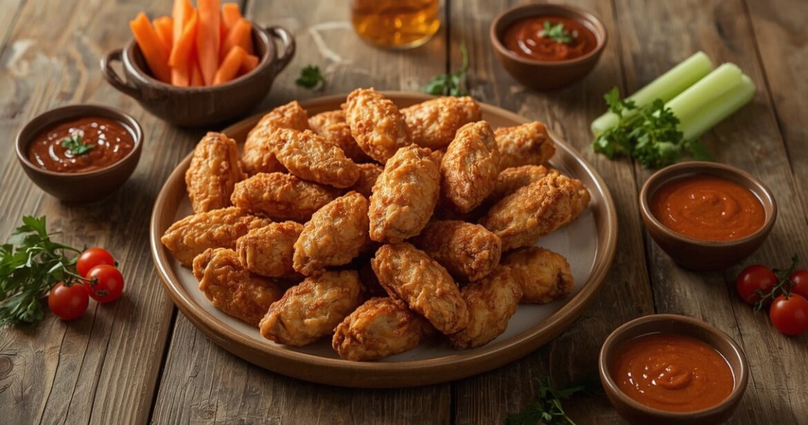 Traškių vištienos sparnelių receptas orkaitėje ir gruzdintuvėje