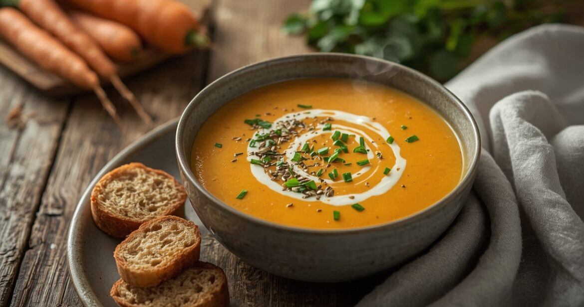 Trintos morkų sriubos receptas švelniam ir sočiam pietų stalui