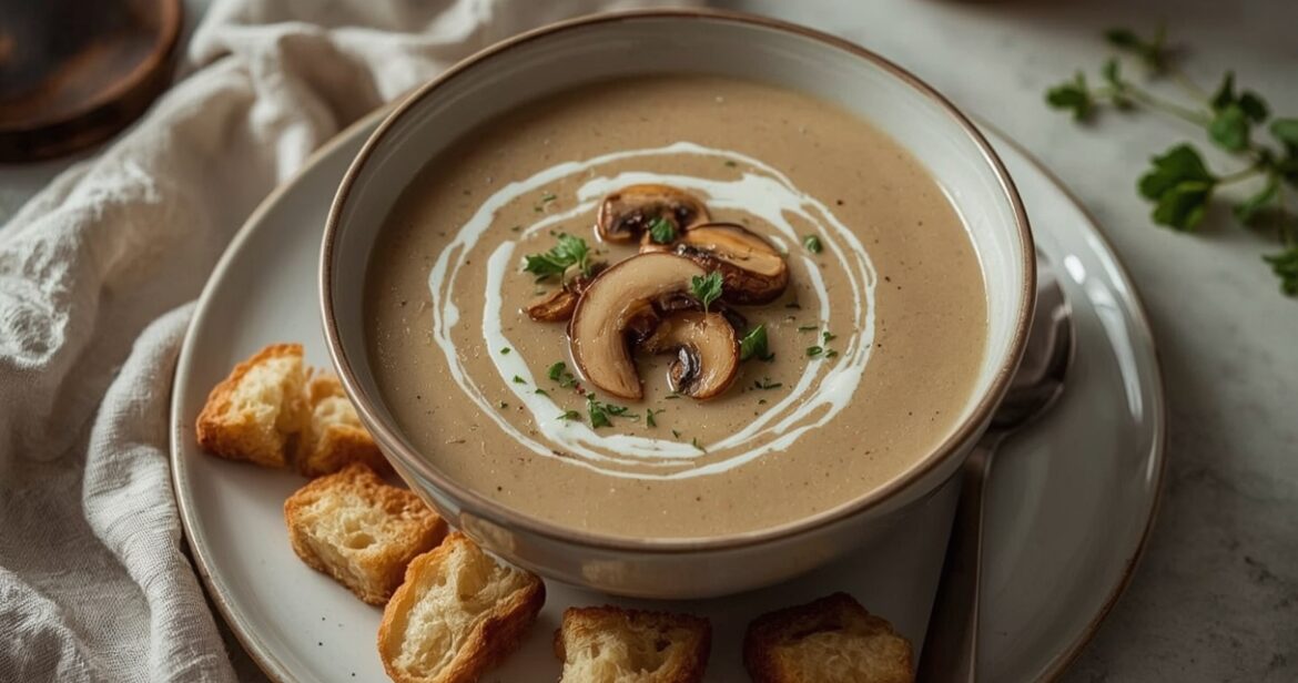 Trintos pievagrybių sriubos receptas Beatos stiliumi