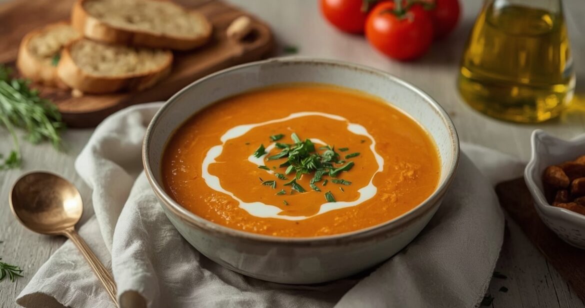 Trintos pomidorų sriubos su ryžiais receptas kasdienai