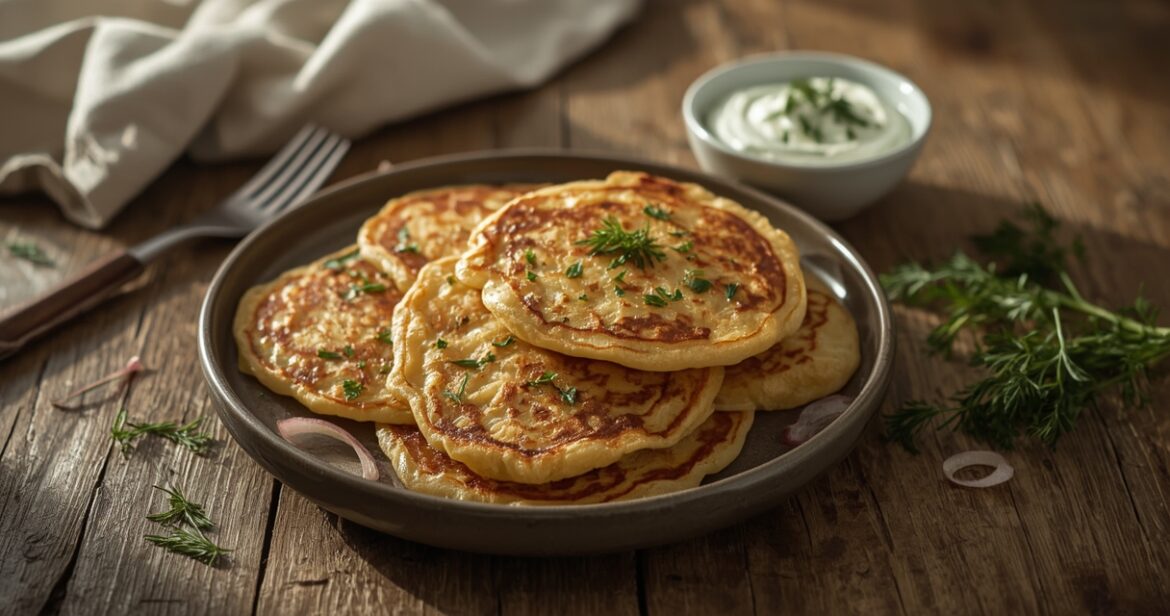 Tarkuotų bulvių blynų receptas traškiems ir sotiems pietums