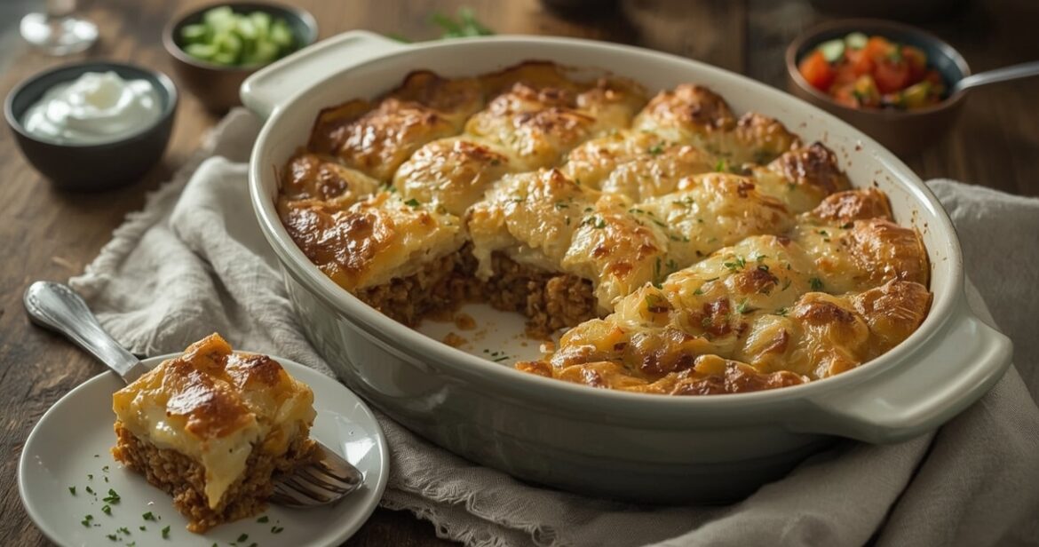 Tarkuotų bulvių ir faršo apkepo receptas orkaitėje