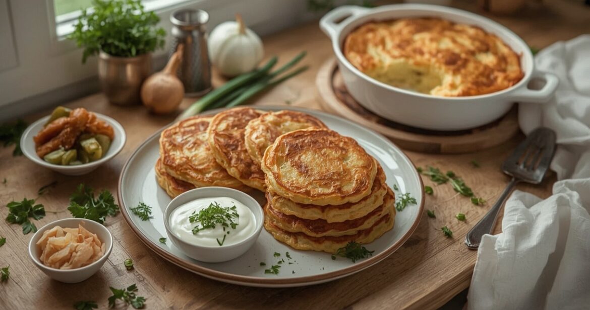 Tarkuotų bulvių receptas tradiciniams lietuviškiems patiekalams