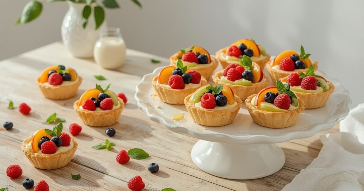 Tartalečių su vaisiais receptas elegantiškam desertui namuose