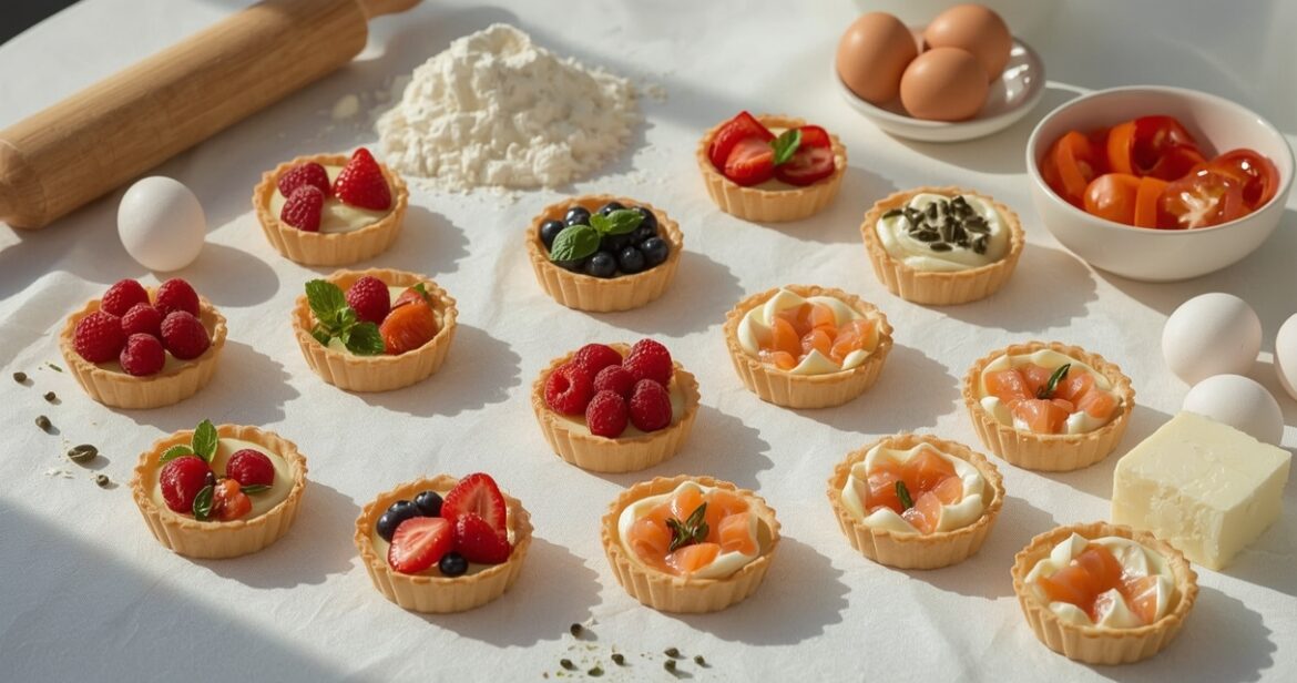 Tartalečių tešlos receptas traškiems desertų ir užkandžių pagrindams