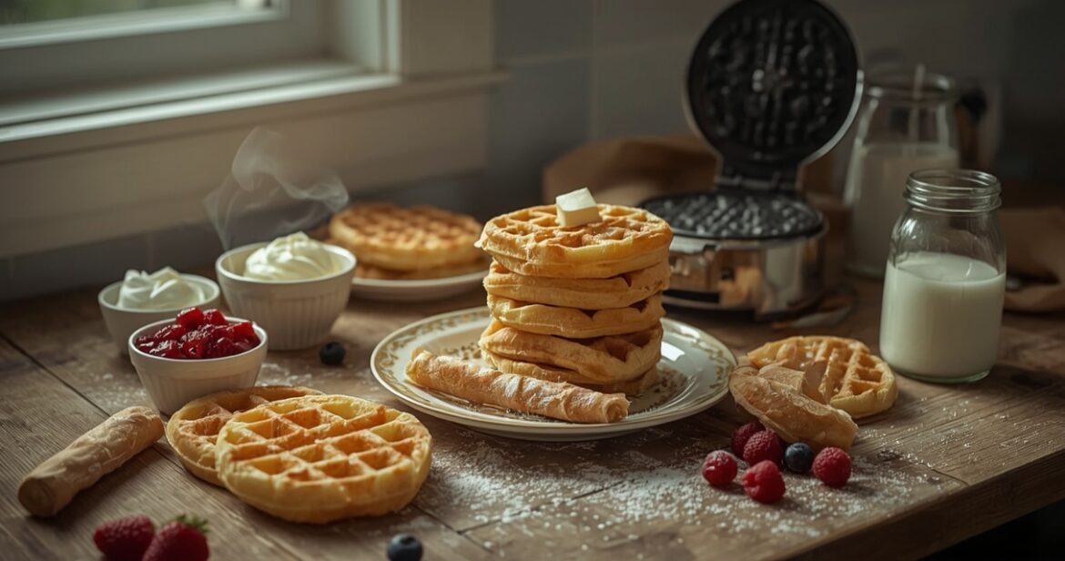 Tarybinės vaflinės traškių vaflių receptas su sviestu