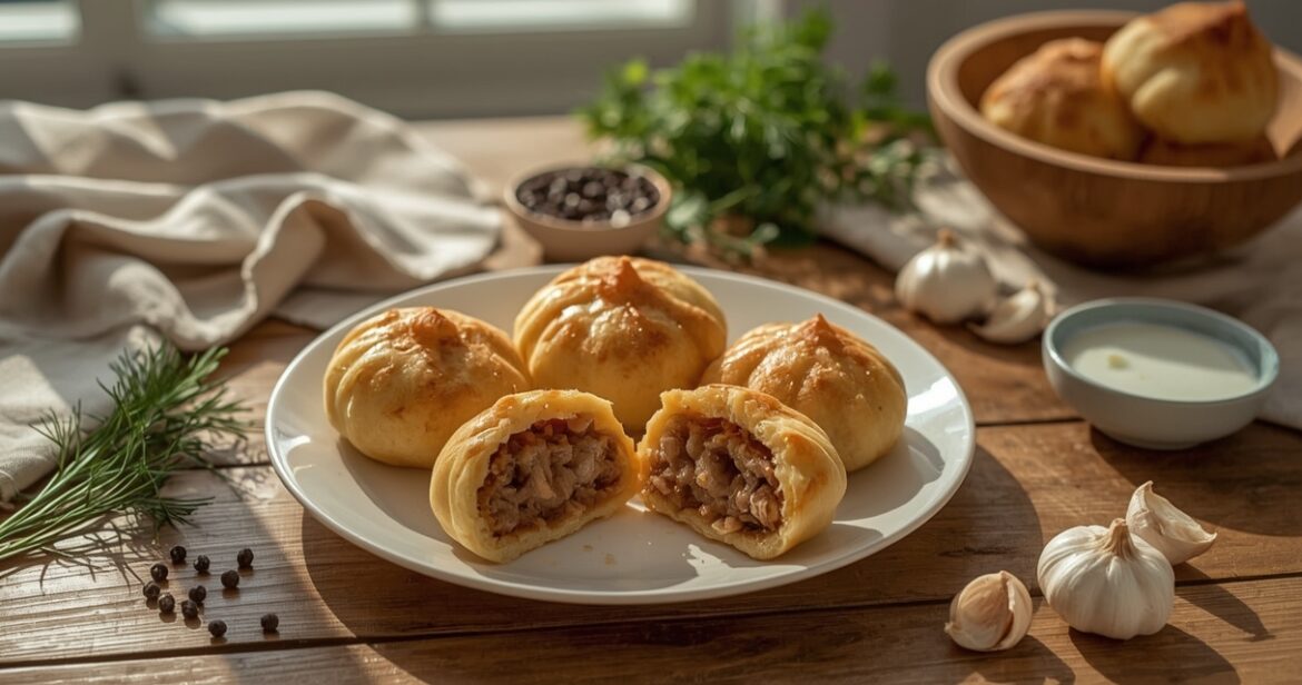 Tarybinių čeburekų su kefyru receptas minkštai ir traškiai tešlai