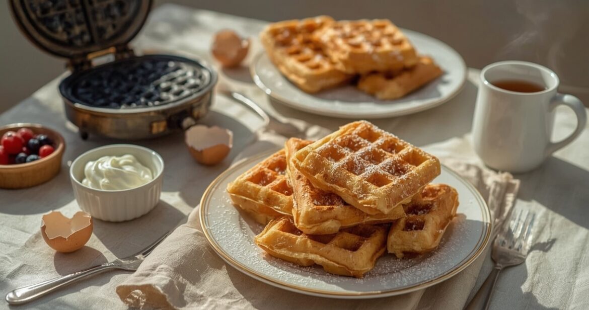 Tarybinių vaflių receptas su sviestu nostalgiškam desertui