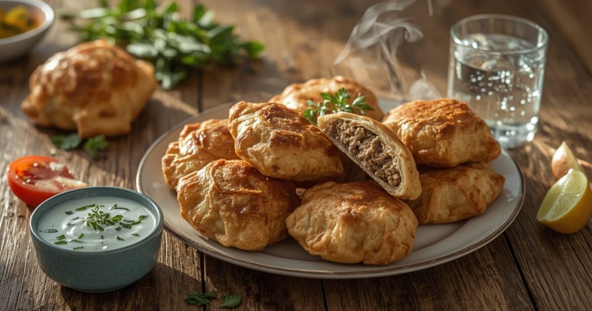 Traškios čeburekų tešlos receptas namuose