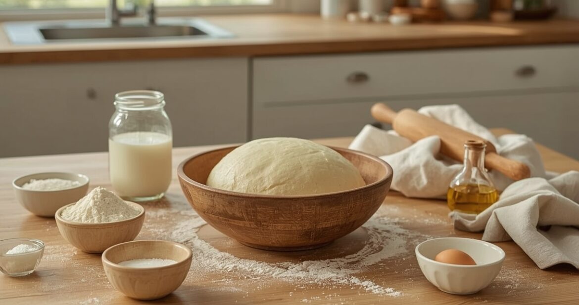 Universali mielinės tešlos receptas įvairiems kepiniams