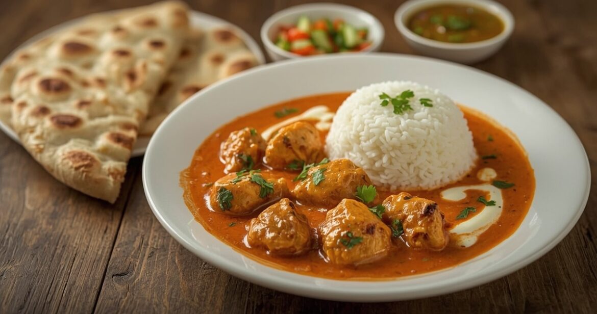 Vištienos tikka masala receptas su aromatingu pomidorų padažu