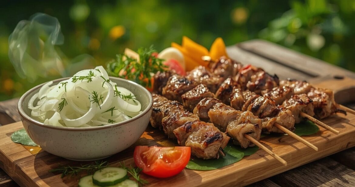 Marinuotų svogūnų receptas prie šašlykų ir grilio patiekalų