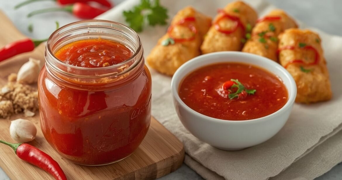 Saldžiarūgščio sweet chili padažo receptas su aitriosiomis paprikomis