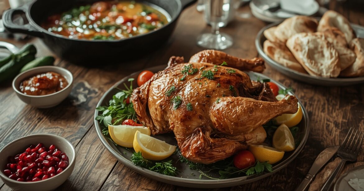 Tabaka viščiuko receptas su traškia odele ir aromatingais prieskoniais