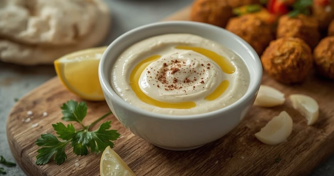 Tahini padažo receptas su citrina ir česnaku