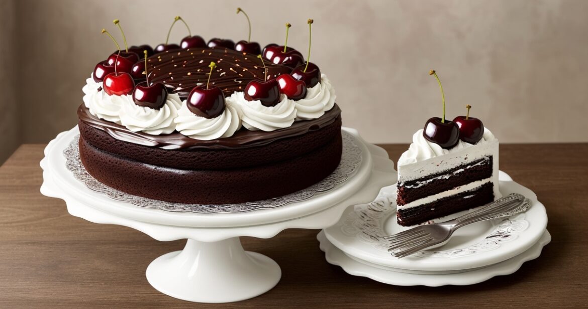 Šokoladinio vyšnių švarcvaldo torto receptas su grietinėle