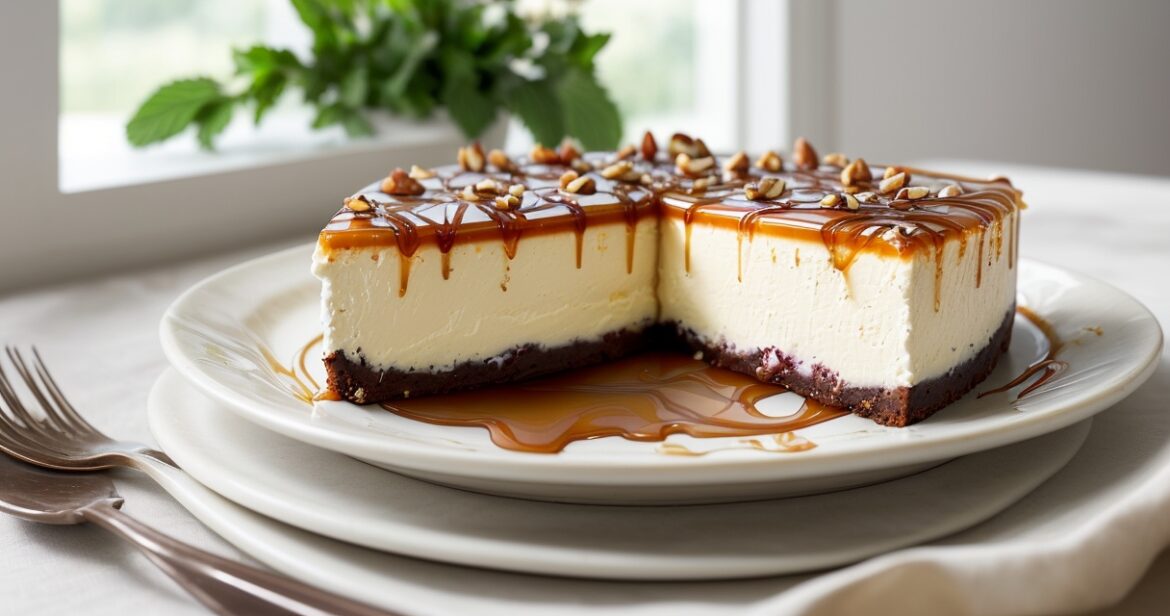 Sūrio pyrago su karamele receptas švelniam ir gardžiam desertui