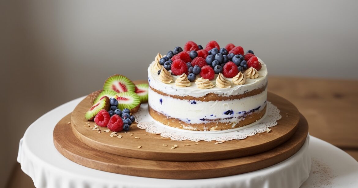 Sveiko avižinių miltų torto receptas su bananais ir riešutais